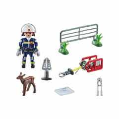 PLAYMOBIL - ACTION HEROES - MISSÃO RESGATE DE ANIMAIS - 71467