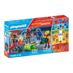 PLAYMOBIL - ACTION HEROES - MY FIGURES - BOMBEIROS - 71468