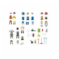 PLAYMOBIL - ACTION HEROES - MY FIGURES - BOMBEIROS - 71468