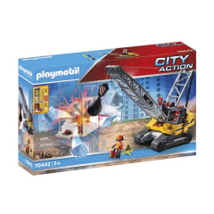 PLAYMOBIL - CITY ACTION - ESCAVADEIRA - A -   CABO - 70442