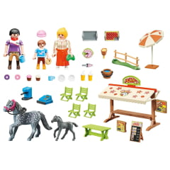 PLAYMOBIL - COUNTRY - CAFÉ PÁTIO DOS PÔNEIS - 70519