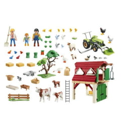 PLAYMOBIL - COUNTRY - FAZENDA COM ANIMAIS PEQUENOS - 70887