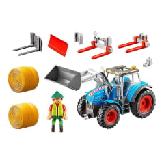 PLAYMOBIL - COUNTRY - GRANDE TRATOR COM ACESSÓRIOS - 71004