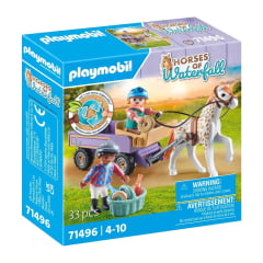 PLAYMOBIL - HORSES OF WATERFALL - CARRUAGEM DE PONEIS - 71496