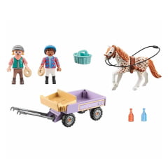 PLAYMOBIL - HORSES OF WATERFALL - CARRUAGEM DE PONEIS - 71496