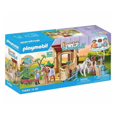PLAYMOBIL - HORSES OF WATERFALL - ESTÁBULO PARA EQUITAÇÃO - 71494