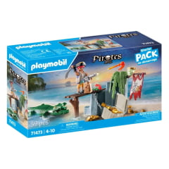 PLAYMOBIL - PIRATES - PIRATA COM CROCODILO - 71473