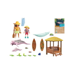 PLAYMOBIL - WILTOPIA - PASSEIO REMO COM GOLFINHOS - 71143