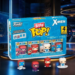 BITTY POP! - X-MEN - MAGNETO - FEITICEIRA - ESCARLAT - MERCURIO - MISTICA 