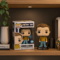 POP! FUNKO - STAR TREK - JAMES T. KIRK - GLITTER